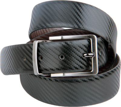 

Ekvi Men Formal Black Genuine Leather Reversible Belt