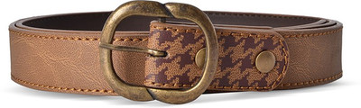 

Baggit Women Casual Brown Synthetic Belt, Mustard