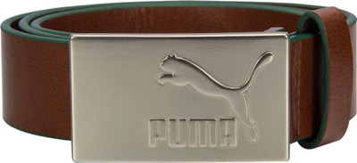 

Puma Men Brown Genuine Leather Belt