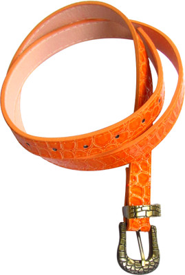 

Jewelz Girls Casual Orange Texas Leatherite Belt
