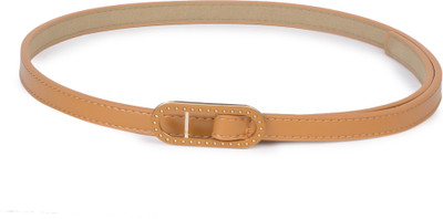 

Buckle Up Women Tan Artificial Leather Belt