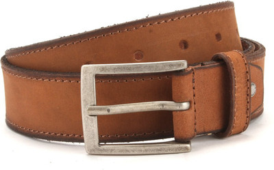 U.S. Polo Assn Men Tan Genuine Leather Belt