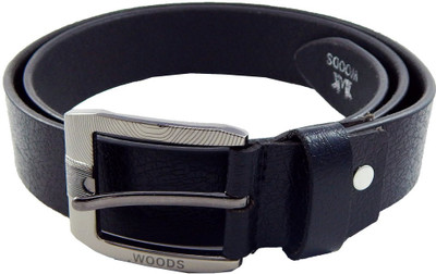 

Woods Men Formal, Casual Black Genuine Leather Belt