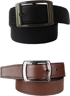 

Lenin Men Casual Black Genuine Leather Belt