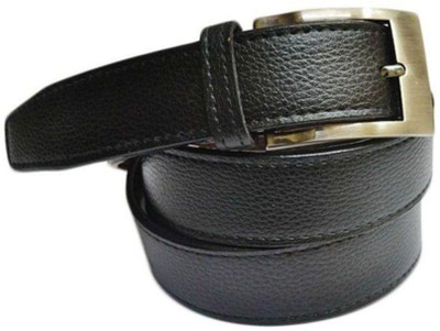 Whay Men Black Artificial Leather Belt