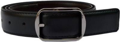 

Dennison Men Evening, Formal Black, Brown Genuine Leather Reversible Belt