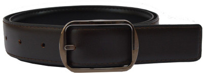 

Dennison Men Evening, Formal Brown, Black Genuine Leather Reversible Belt, Black;brown
