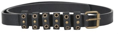 

MTV Women Casual Black Artificial Leather Belt