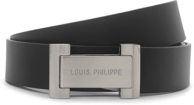

Louis Philippe Men Black Metal Belt