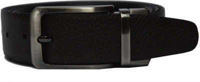 

Dennison Men Evening, Formal Brown, Black Genuine Leather Reversible Belt, Black;brown