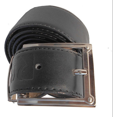 

P&E Men Formal Black Artificial Leather Belt