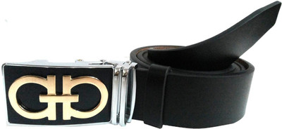 

Mode Boys Casual, Formal Black Genuine Leather Belt, Black-178