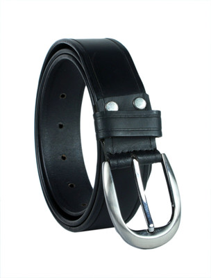 

Revo Men Formal Black Genuine Leather Belt