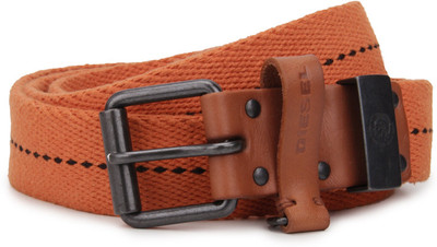 

Diesel Men Orange Metal Belt, 385