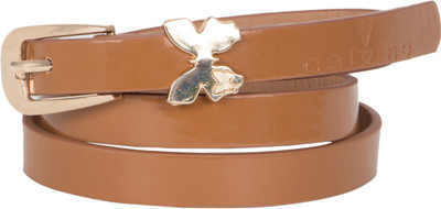 

Calvino Women Casual, Formal Brown Artificial Leather Belt