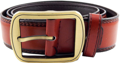 

Els Men Casual, Formal Brown Artificial Leather, Synthetic Belt