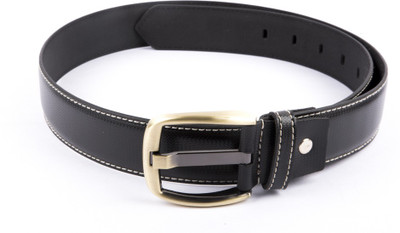 

Pacific Gold Men Casual Black Synthetic Belt