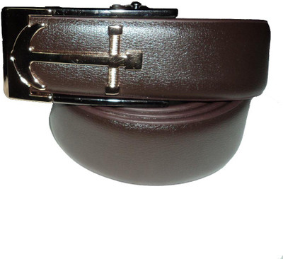 

Mode Boys Casual, Formal Brown Genuine Leather Belt, Brown-80