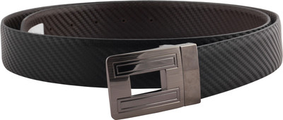 

Red Chief Men Formal Black, Brown Genuine Leather Belt, 80057-black