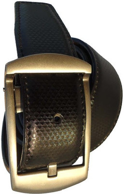 

AmahapGlamourDaze Men Formal Black Artificial Leather Belt