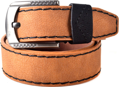61% OFF on Drakemen Men Casual, Formal Brown Genuine Leather Belt