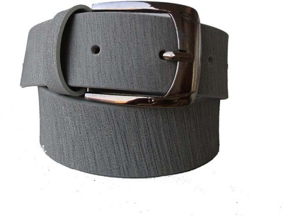 

Klaska Men Casual Grey Artificial Leather Belt