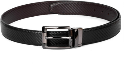

Buckle Up Men Black Artificial Leather Belt