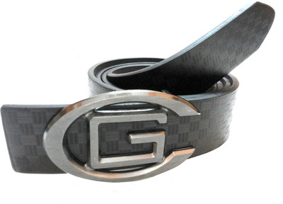 

Mode Boys Casual, Formal Black Genuine Leather Belt, Black-66