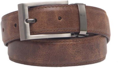 

Walletsnbags Men Formal Tan Genuine Leather Belt, Tan-30