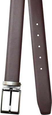 

Pacific Gold Men Formal Black Artificial Leather Reversible Belt, Black;brown