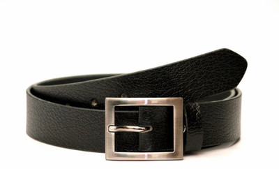 

Tops Men Formal Black Genuine Leather Belt