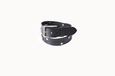 

Pellezzari Men Casual Black Genuine Leather Belt