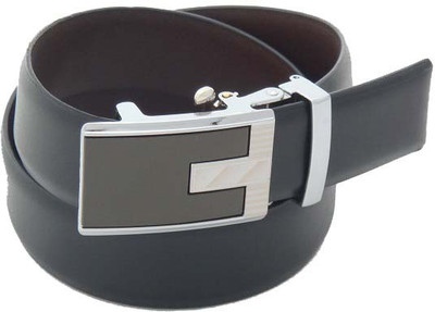 SFA Men Formal Black Artificial Leather Reversible Belt, Blackandbrown369