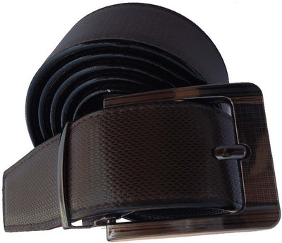 

P&E Men Formal Brown Artificial Leather Reversible Belt