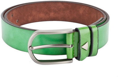 

Swiss Design Men Casual Green Genuine Leather Belt
