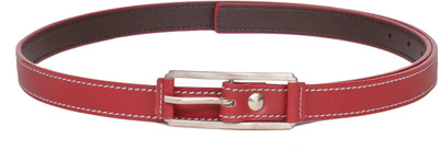 

Scarleti Girls Casual Red Artificial Leather Belt