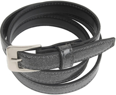 

Honey Badger Women Casual Grey Texas Leatherite Belt, Velvet grey