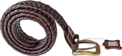 

OODI Men Brown Genuine Leather Belt