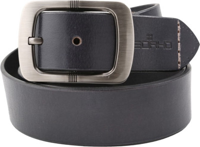 

Redrho Boys Casual, Party Black Genuine Leather Belt, Black 04