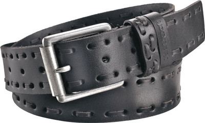 

Fastrack Men Casual Black Genuine Leather, Metal Belt