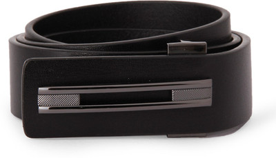 

Peter England Men Black Genuine Leather Belt