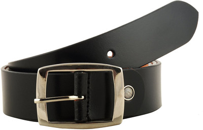 

Hill $ Oliver Men Black Genuine Leather Belt