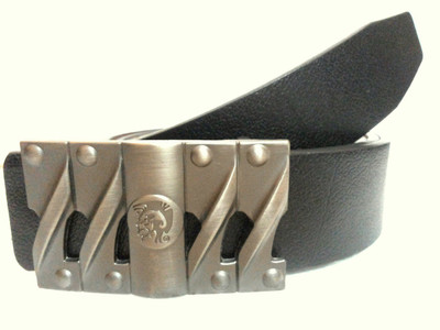 

Mode Boys Casual, Formal Black Genuine Leather Belt, Black-49