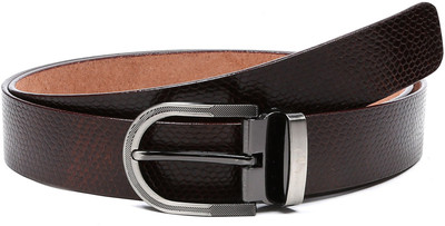 

DHide Designs Men Casual, Party, Formal, Evening Brown Genuine Leather Belt