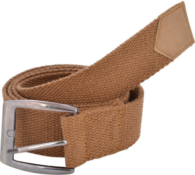 

Onlinemaniya Men Casual Brown Canvas Belt