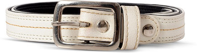 

Baggit Women Casual White Synthetic Belt