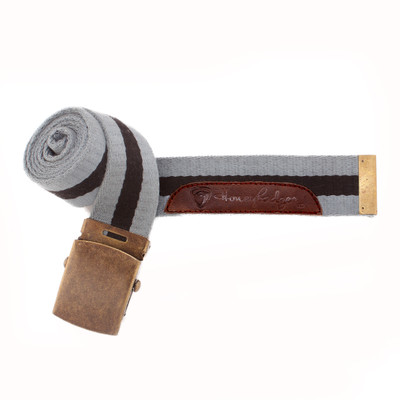 

Honey Badger Men Casual Multicolor Belt, Grey;black