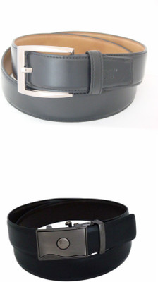 

SFA Men Formal Black Artificial Leather Reversible Belt