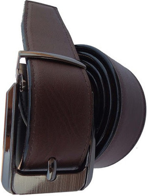 

AmahapGlamourDaze Men Formal Brown Artificial Leather Belt