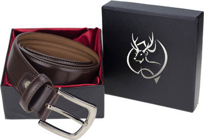 

Zeva Men Casual, Formal, Party Brown Genuine Leather Belt